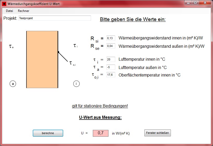 U-Wert Mess