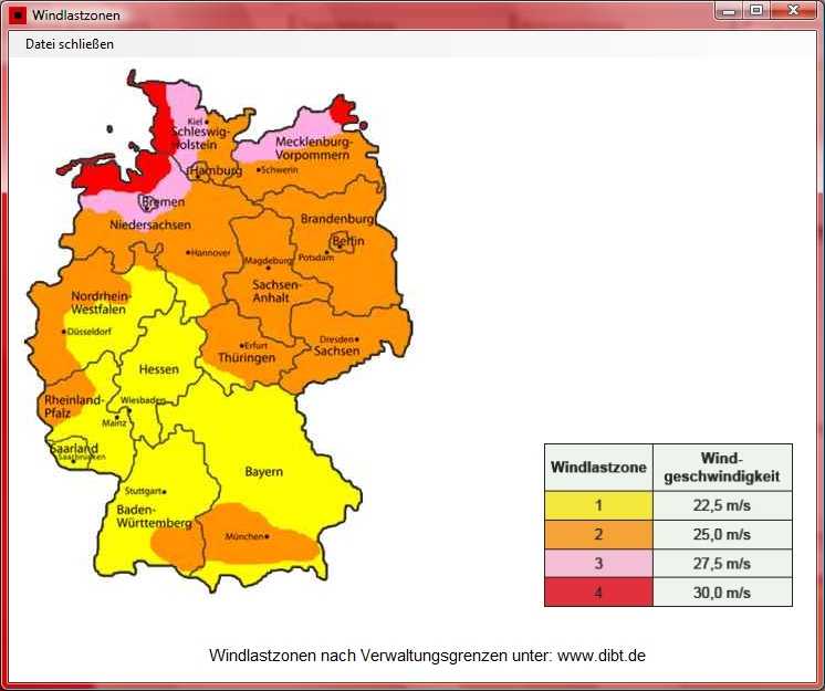 Windlastzonen