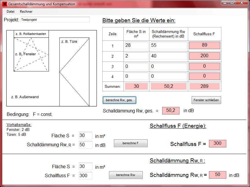 Schalldaemmung